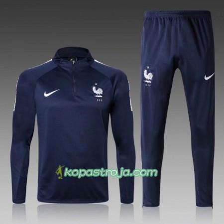 Frankrike Tränings Sweatshirtställ 2018 Blå II